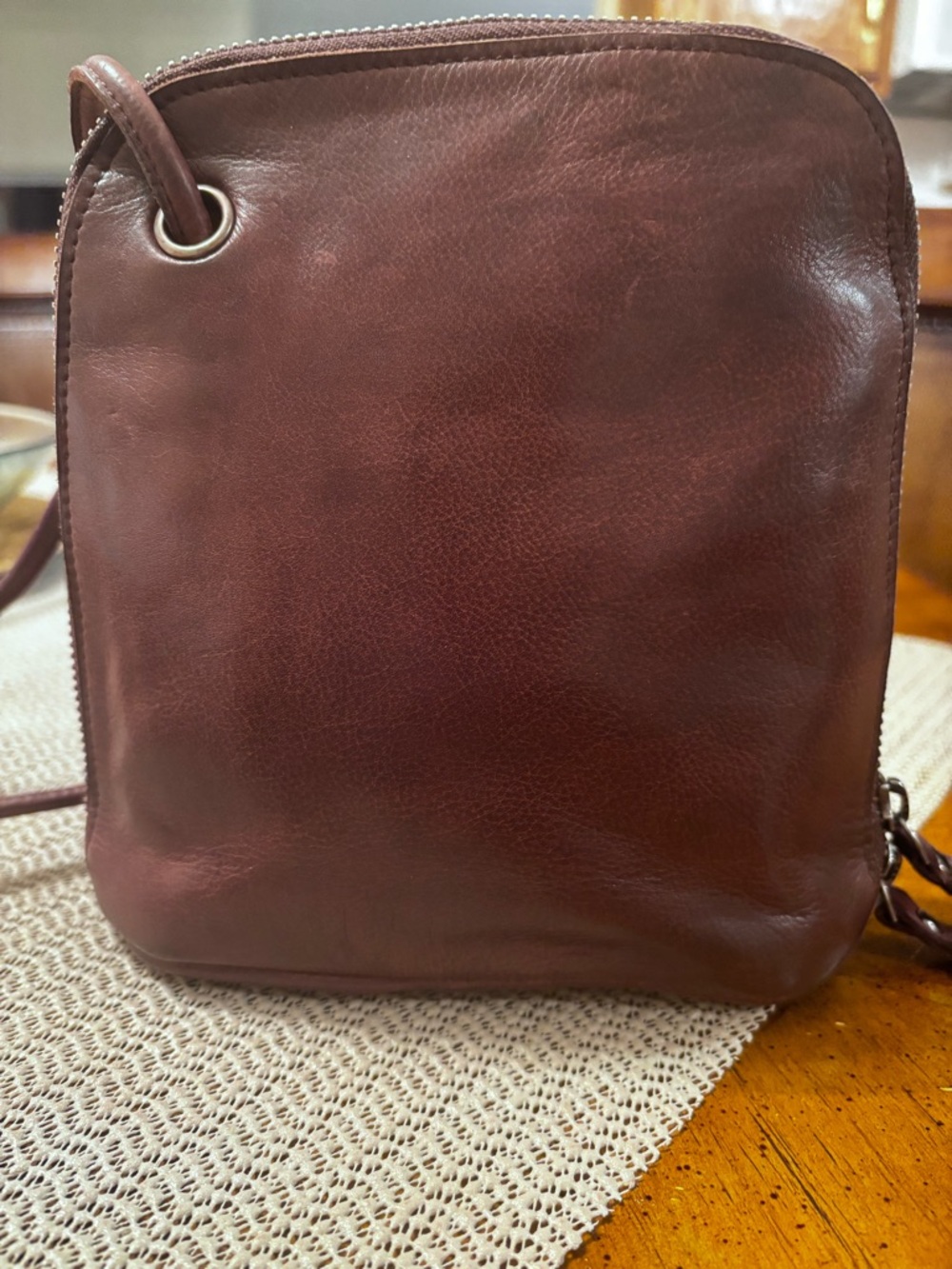 Latico Lilly Brown Leather Crossbody Bag - Picture 2 of 14